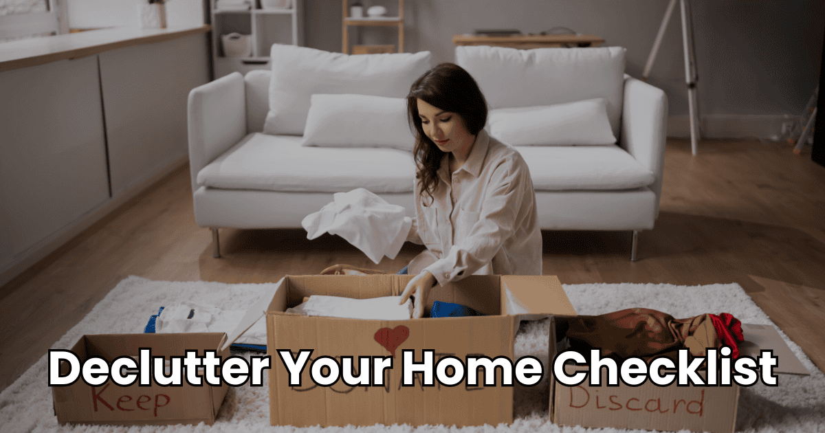 Declutter Your Home Like a Pro with This Handy Checklist