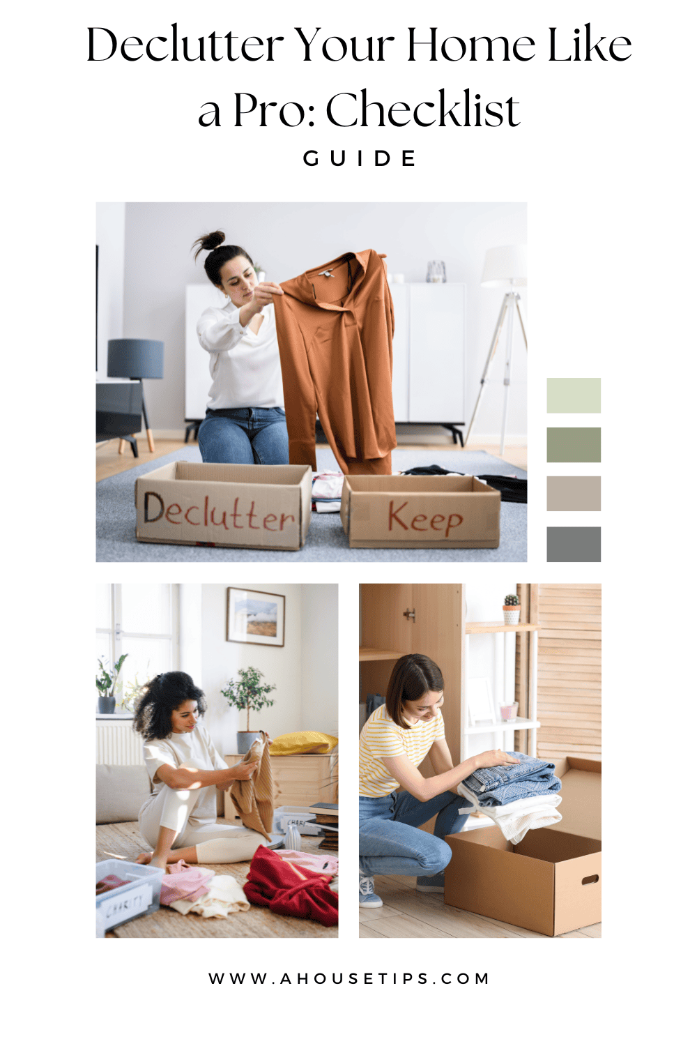 Declutter Your Home Like a Pro with This Handy Checklist