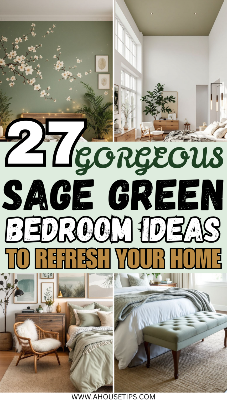 27 Gorgeous Sage Green Bedroom Ideas to Refresh Your Home