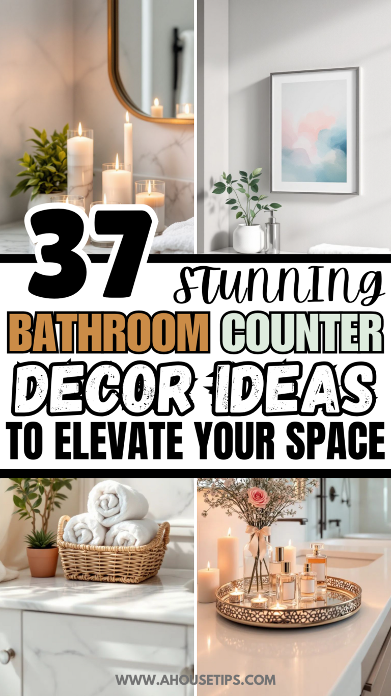 Bathroom Counter Decor