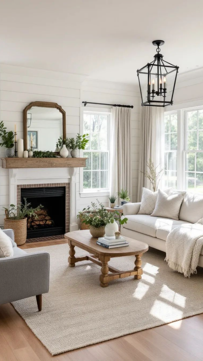 Our Living Room: Go Cream Or Go Home | communa.sg | Minimalist living ... - Minimalist Farmhouse Furniture Renovation