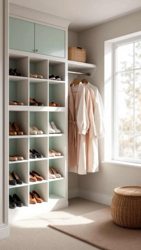 Built‑In Shoe Cubes