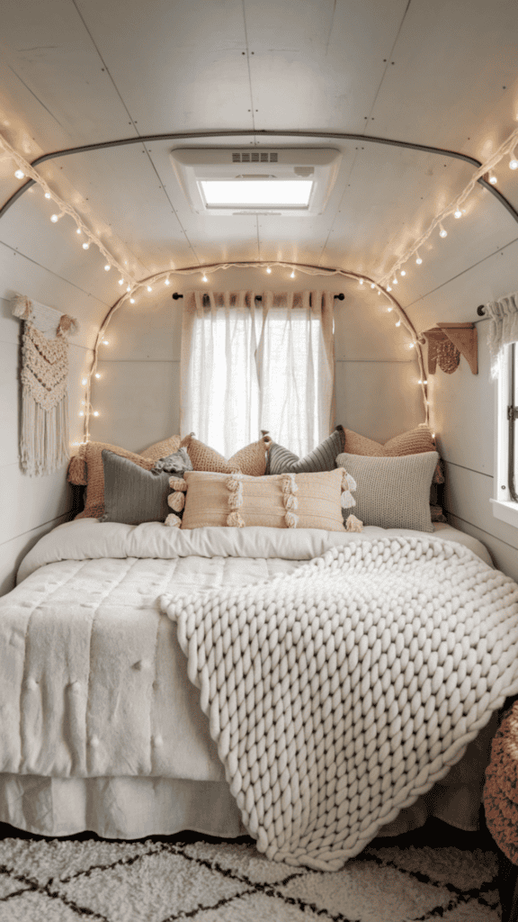 Layer Soft Bedding and Pillows for a Cozy Bed Nook