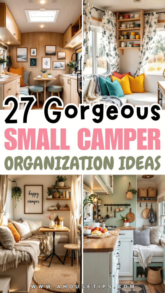small camper organization