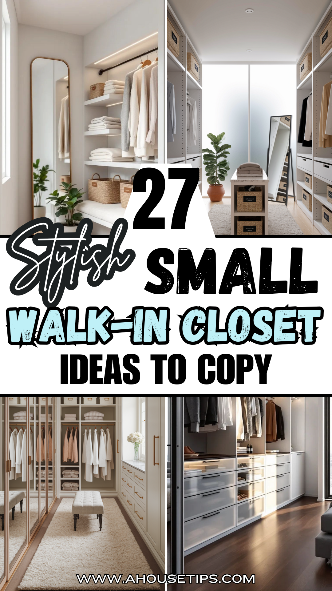 small walk-in closet ideas