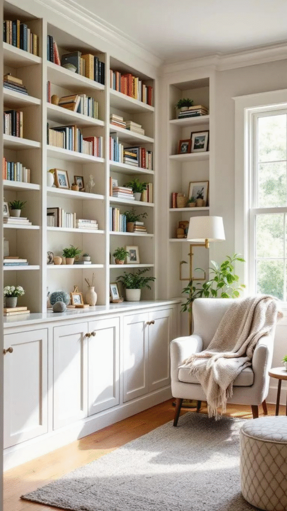 Built-In Library Wall