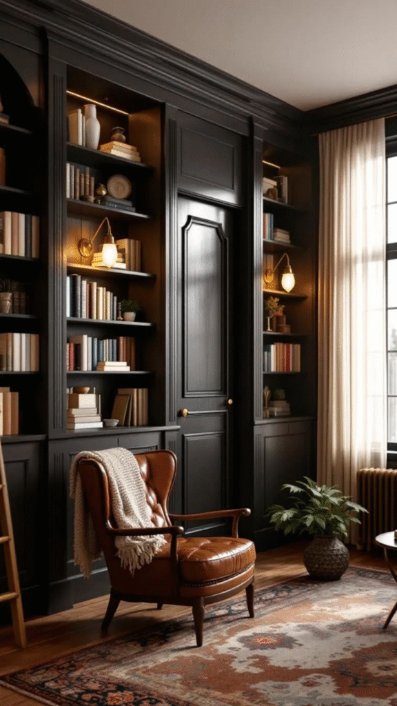 Library with Hidden Door