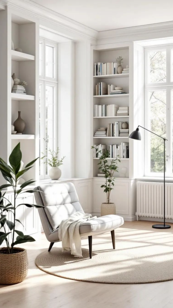 Minimalist Library Look