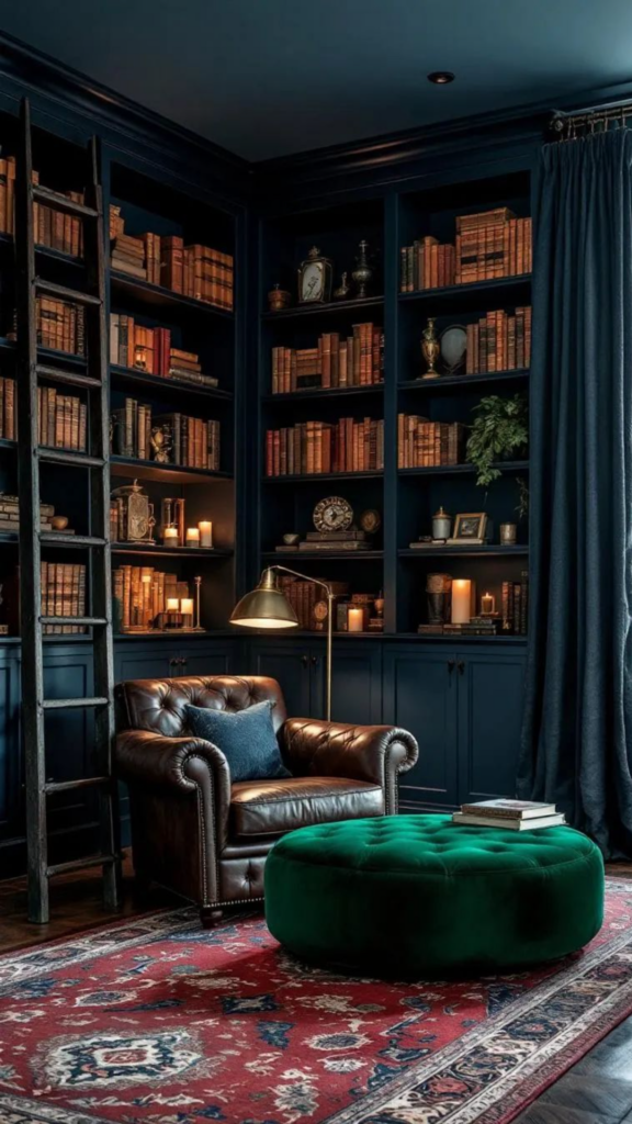 Moody and Dark Library
