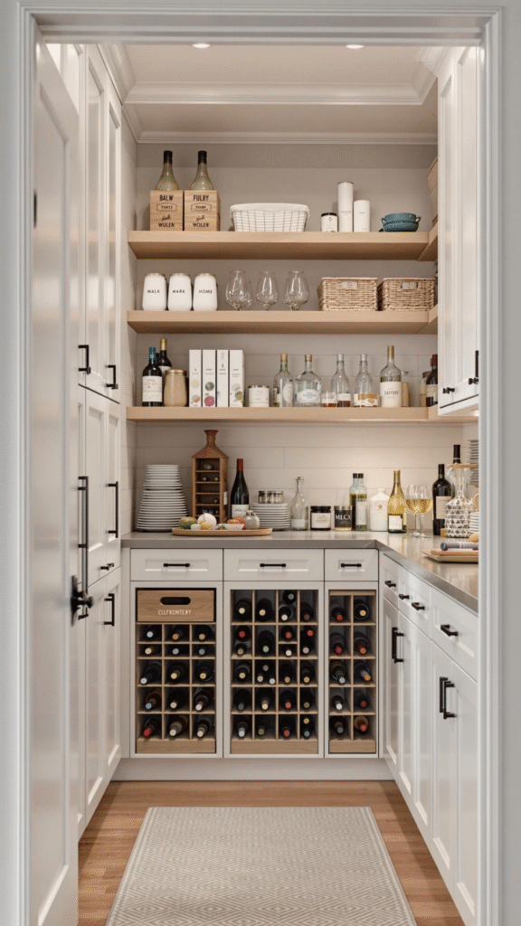 Pantry with Wine Storage
