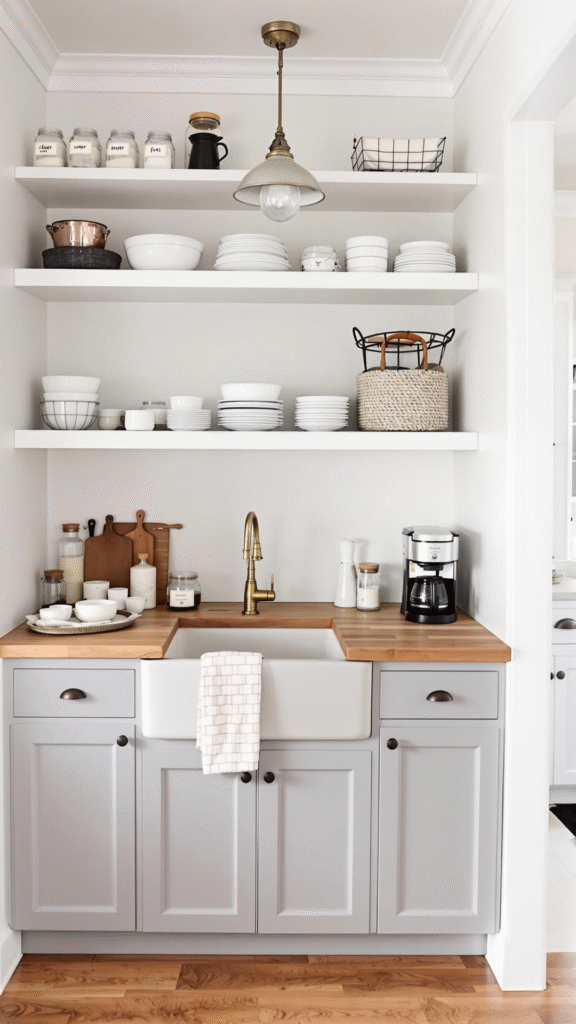 Pantry with a Sink