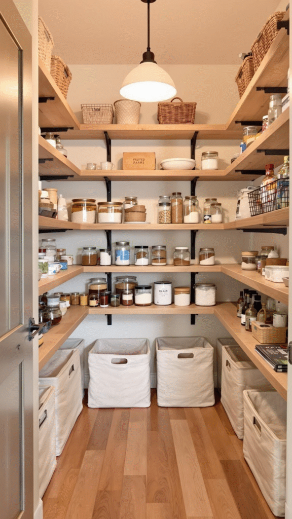 Rustic Wood Shelves