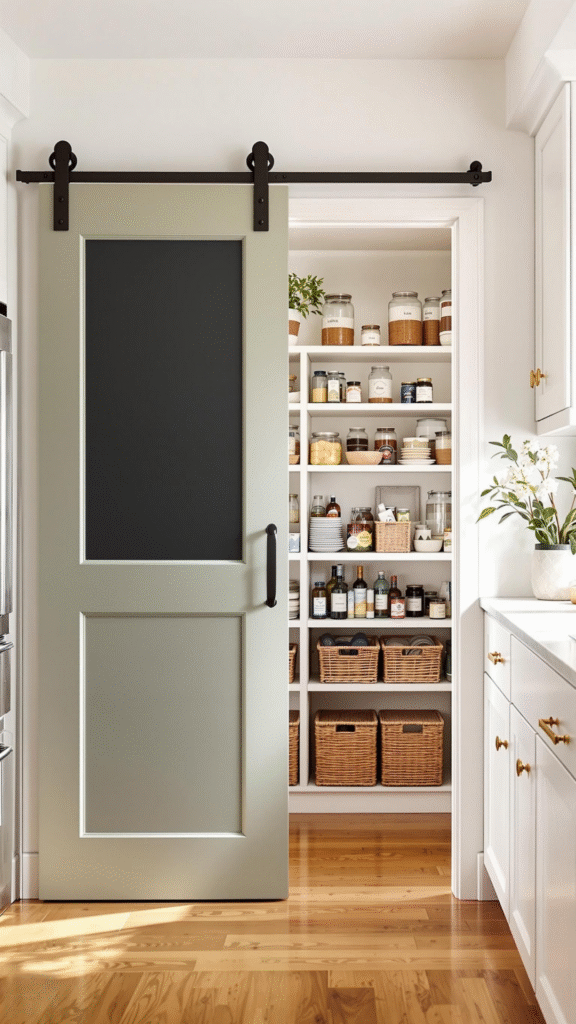 Walk-In Pantry with Sliding Door