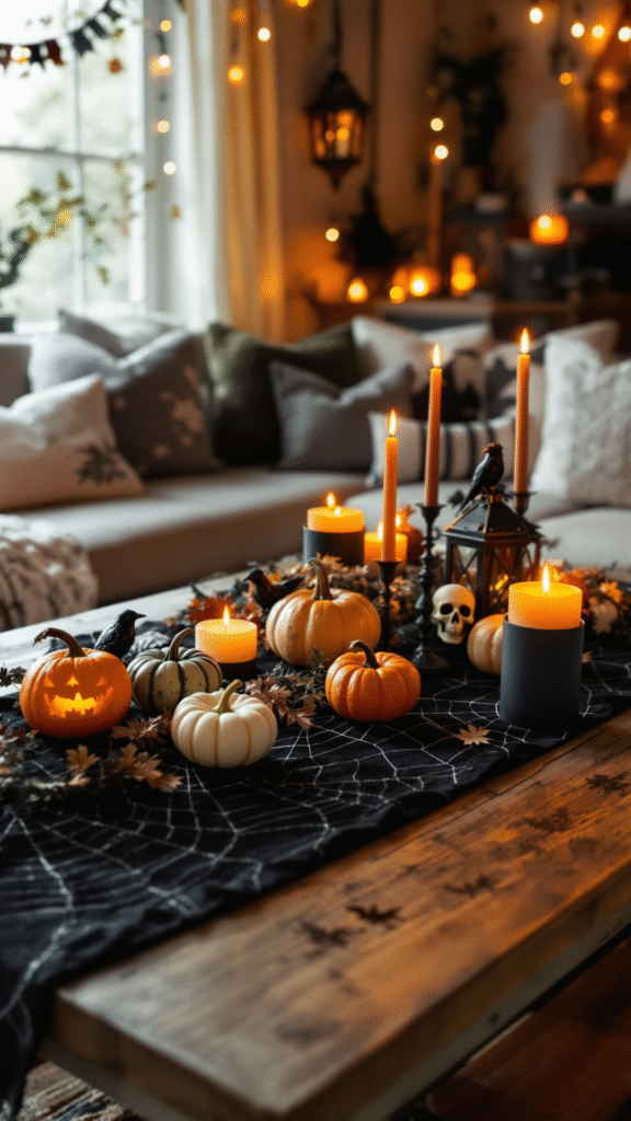Cobweb Table Runners