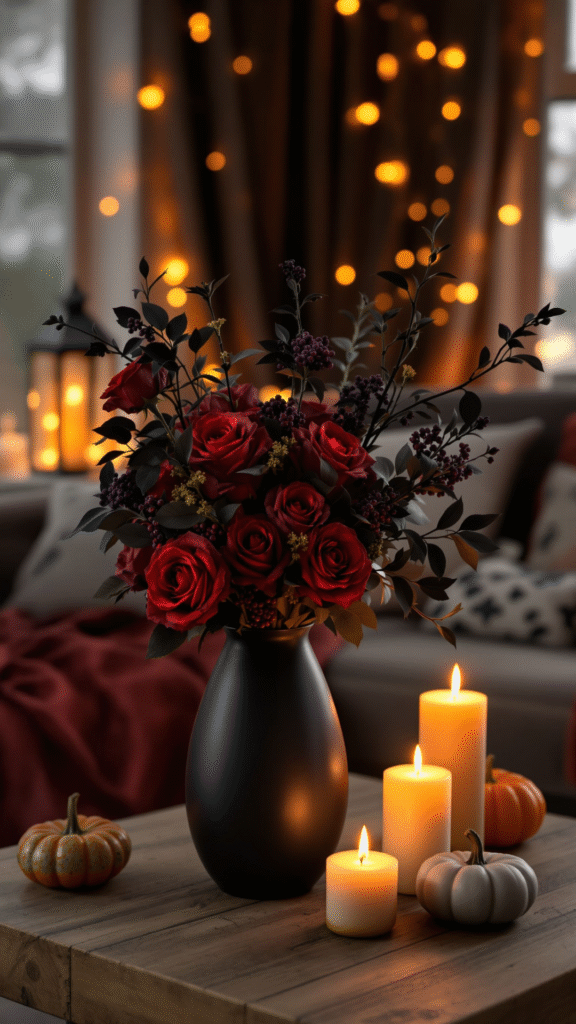 Dark Floral Arrangements