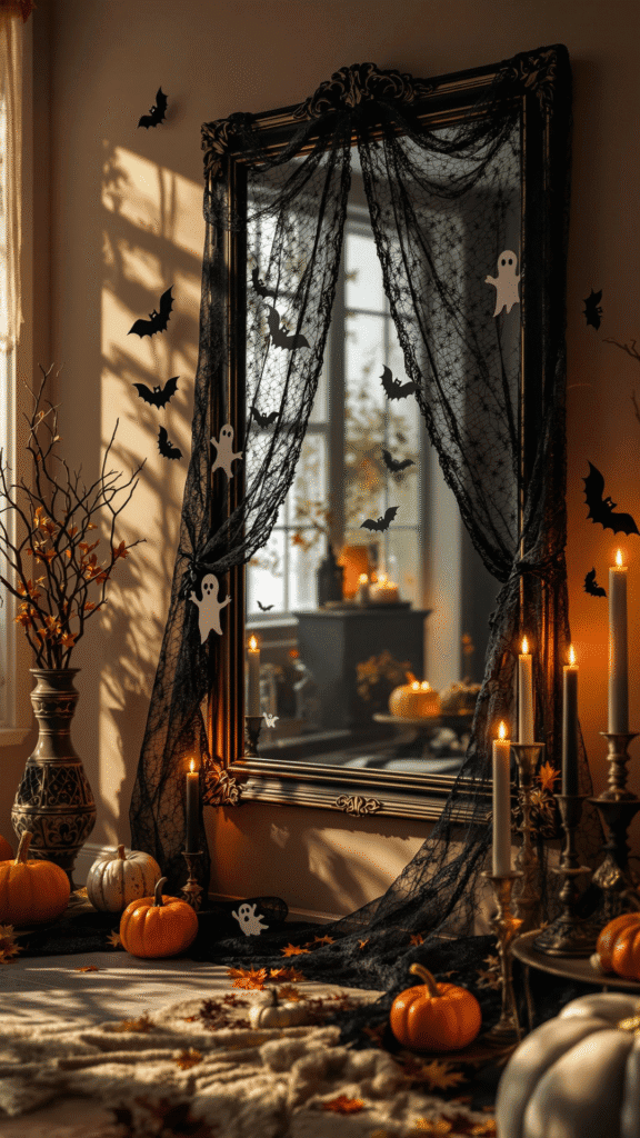 Eerie Mirror Decor