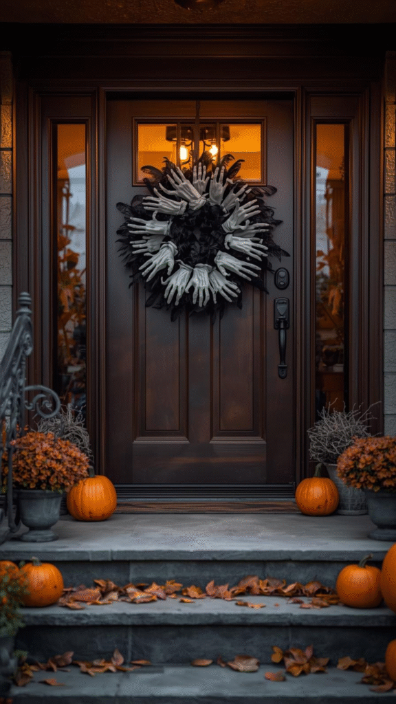 Zombie Hand Wreath