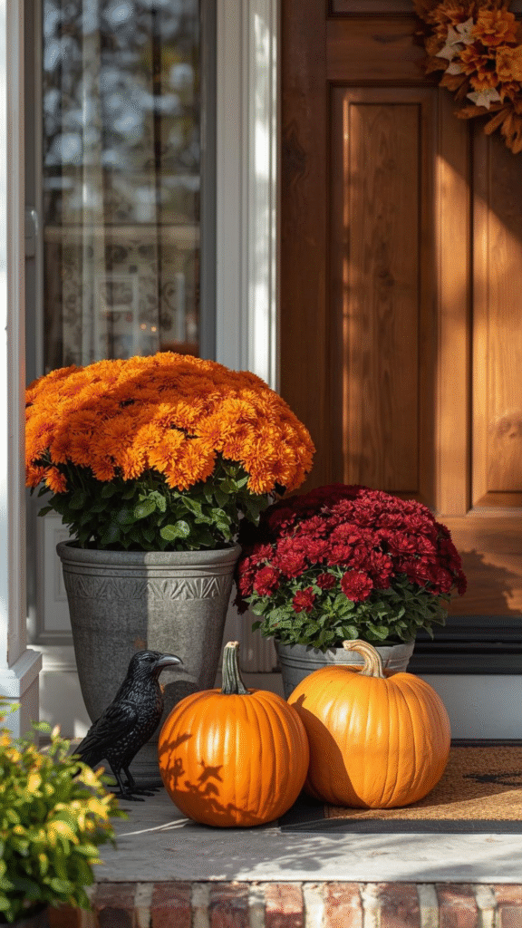 Pumpkin and Mums Combo