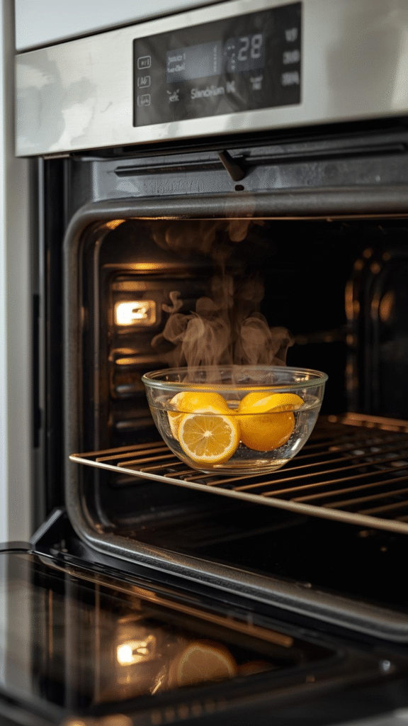 Use Lemon Steam for Stubborn Stains