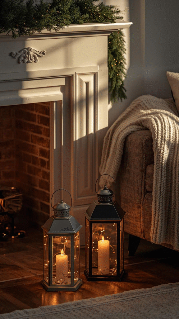 Add Christmas Lanterns for Soft, Ambient Light