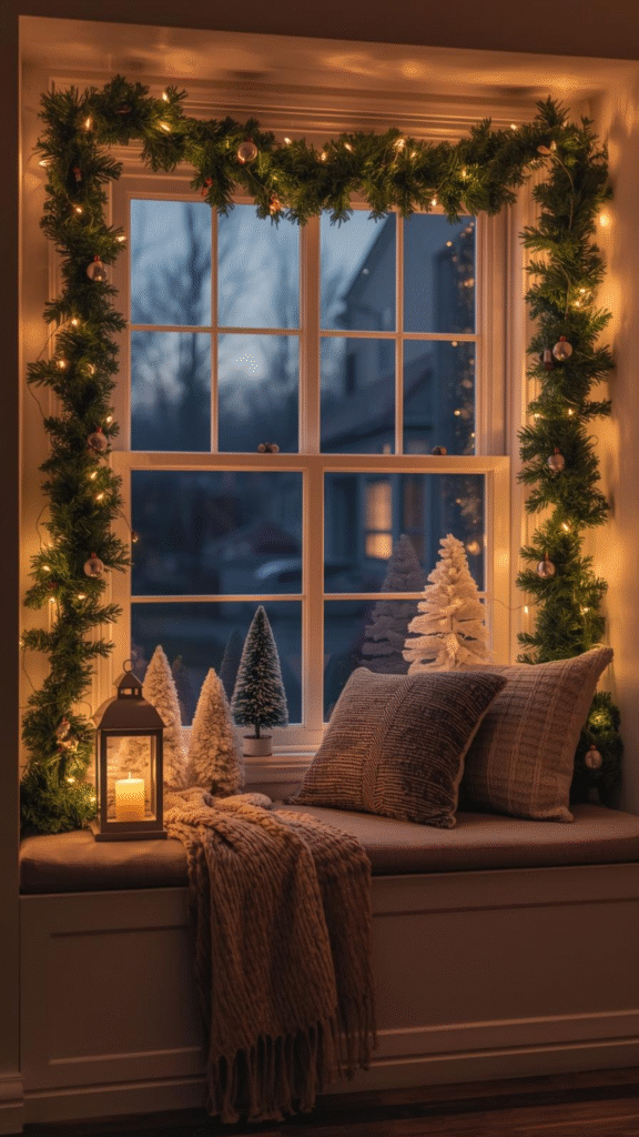 Create Cozy Christmas Window Nook
