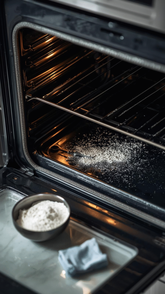 Use Cornstarch for Greasy Spots