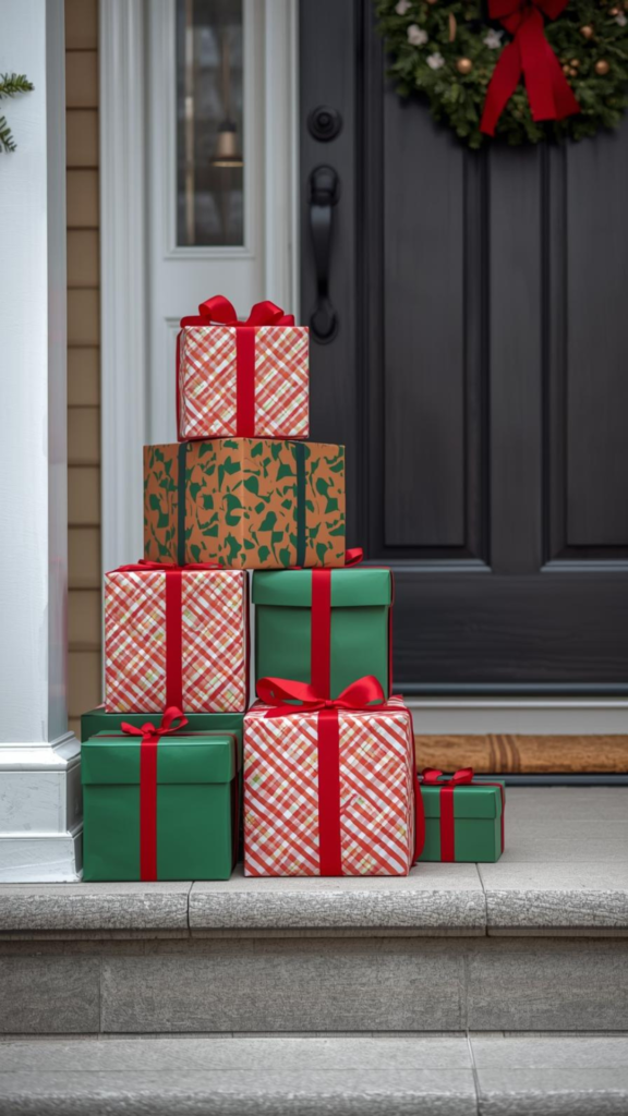 Decorative Gift Boxes Wrapped for Display