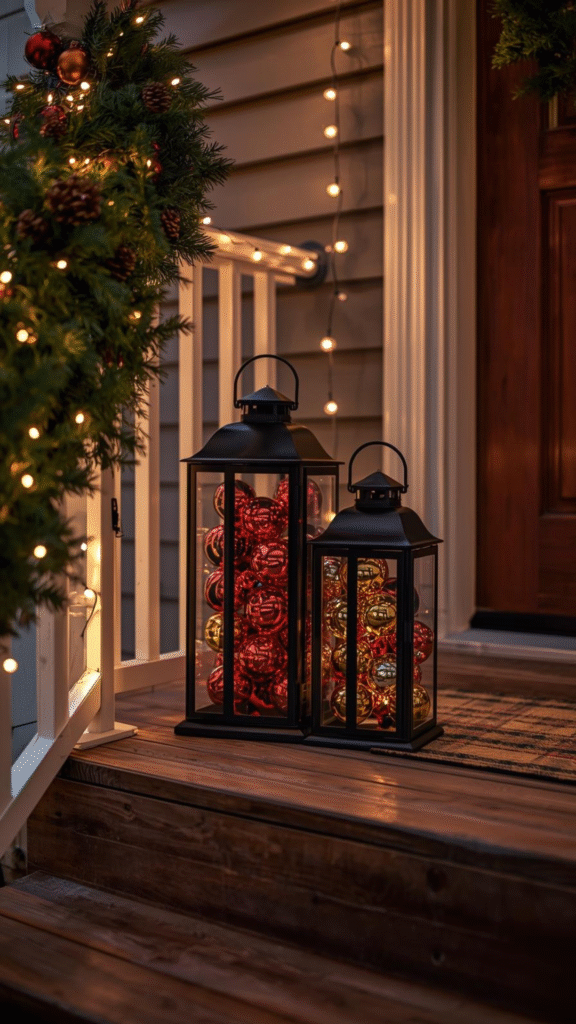 Lanterns Filled With Ornaments