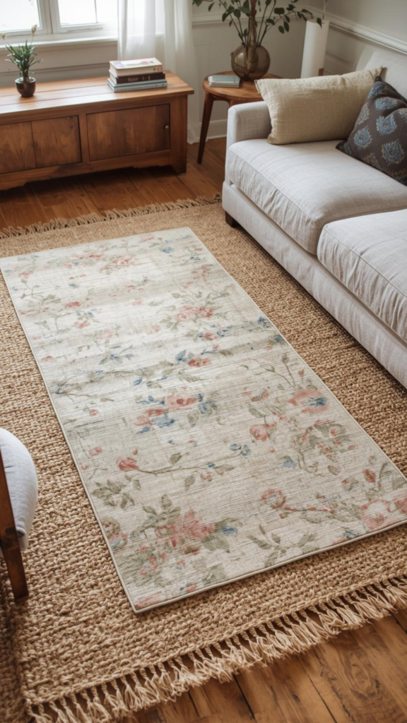 Layered Rugs for Extra Warmth and Texture