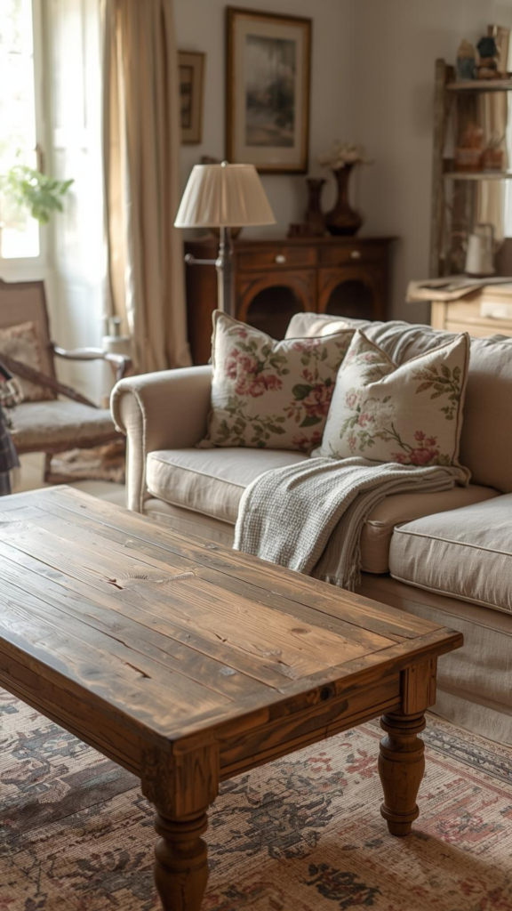 Weathered Wood Furniture With Natural Wear