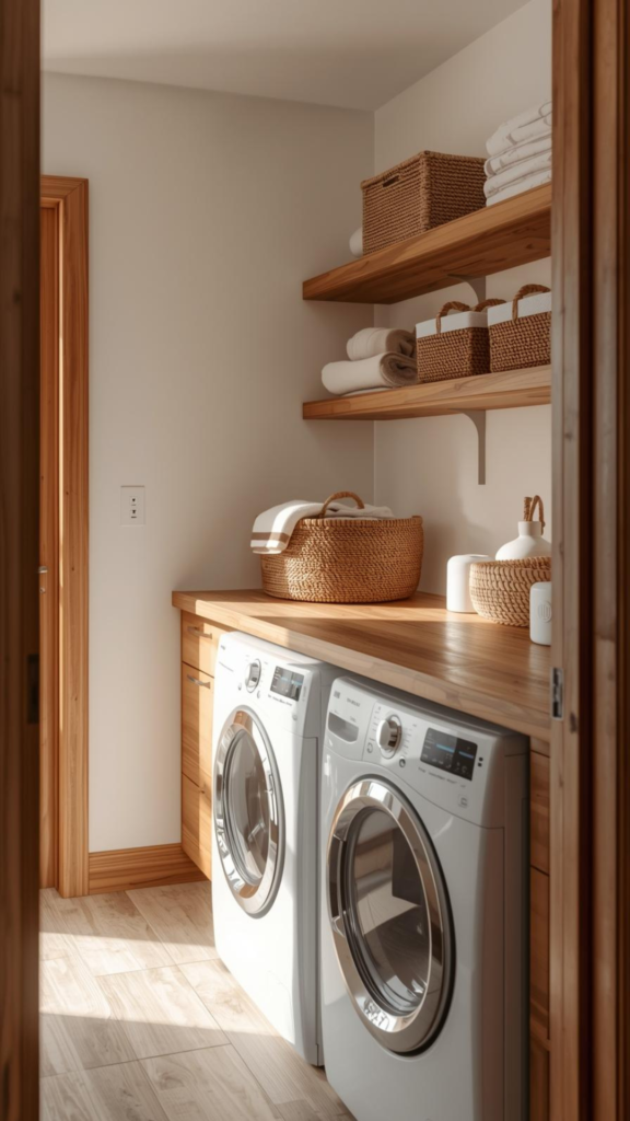 Warm Wood Accents for a Cozy and Inviting Look