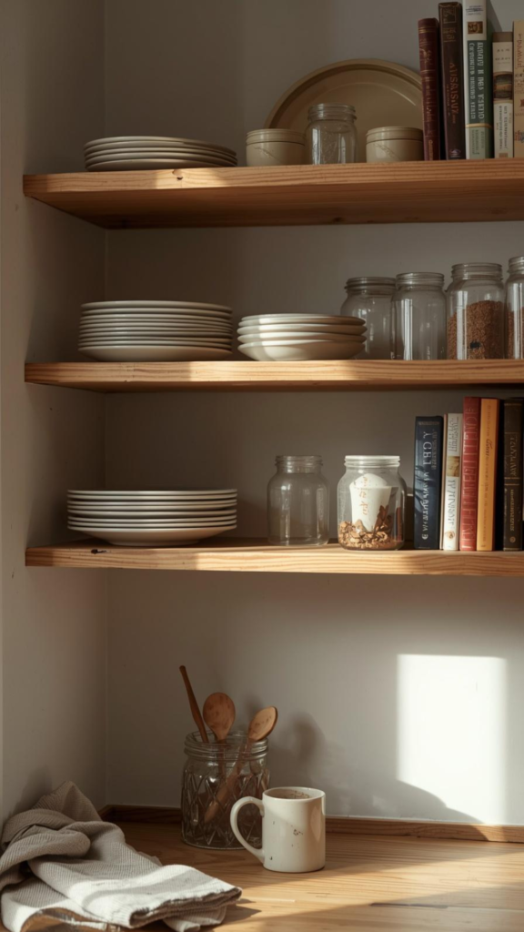 Use Open Shelving for Everyday Items