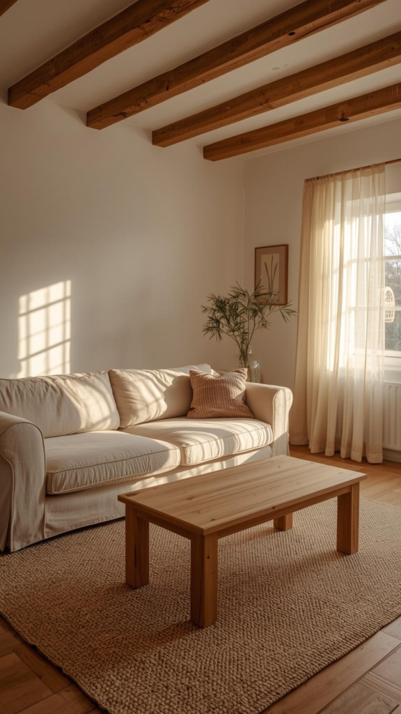 Use Wooden Beams or Faux Beams